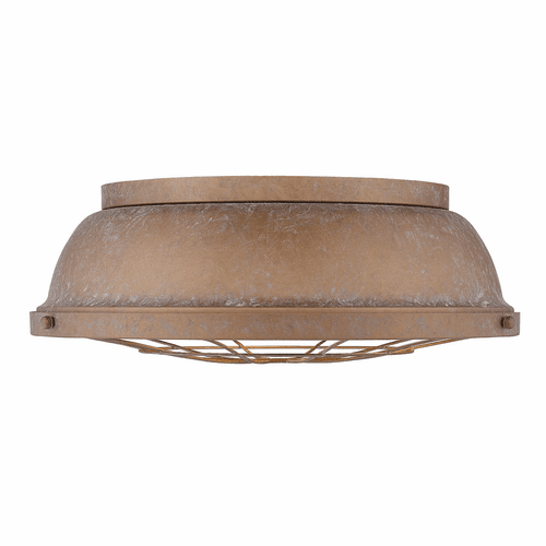 Golden Bartlett 16" Flush Mount - Copper Patina - 7312-FM16 CP