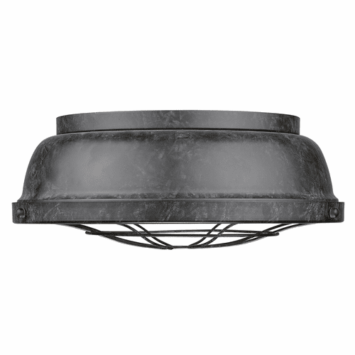 Golden Bartlett Flush Mount - Black Patina - 7312-FM BP