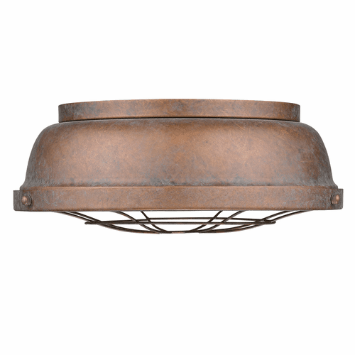 Golden Bartlett Flush Mount - Copper Patina - 7312-FM CP