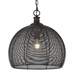 Golden Calypso 1-LT Medium Pendant - Matte Black - 6802-M BLK
