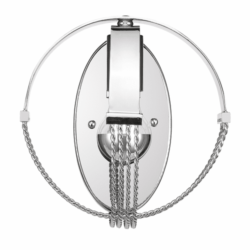 Golden Carter 1-LT Wall Sconce - Chrome - 7001-WSC CH