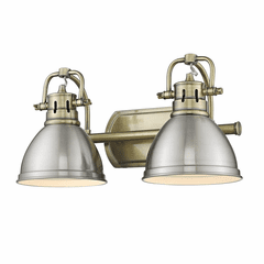 Golden Duncan 2-LT Bath Vanity - Aged Brass - 3602-BA2 AB-PW