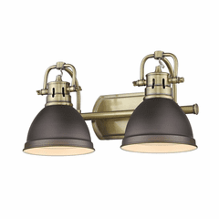 Golden Duncan 2-LT Bath Vanity - Aged Brass - 3602-BA2 AB-RBZ