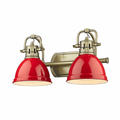 Golden Duncan 2-LT Bath Vanity - Aged Brass - 3602-BA2 AB-RD