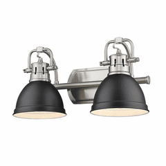 Golden Duncan 2-LT Bath Vanity - Pewter - 3602-BA2 PW-BLK