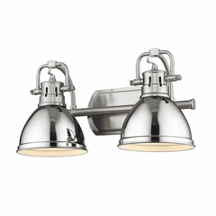 Golden Duncan 2-LT Bath Vanity - Pewter - 3602-BA2 PW-CH