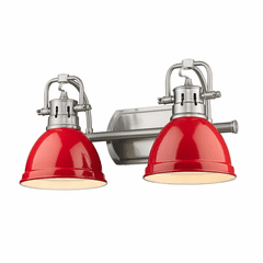 Golden Duncan 2-LT Bath Vanity - Pewter - 3602-BA2 PW-RD