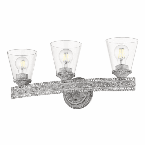 Golden Ferris 3-LT Bath Vanity - Oyster - 7856-BA3 OY-CLR