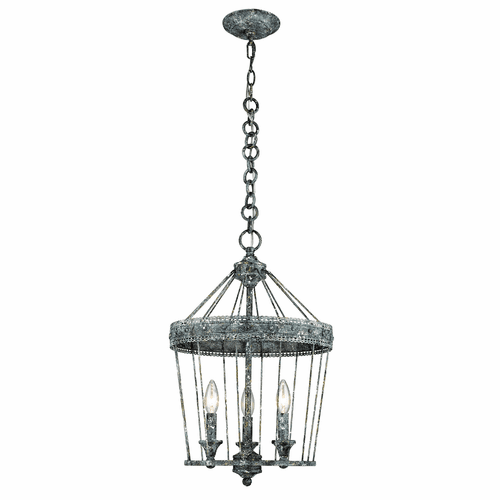 Golden Ferris 3-LT Pendant - Blue Verde Patina - 7856-3P VP