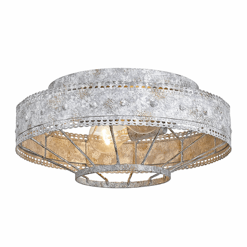 Golden Ferris Flush Mount - Oyster - 7856-FM OY