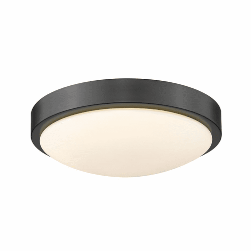 Golden Gabi 1-LT Flush Mount - Matte Black - 9128-FM10 BLK-OP