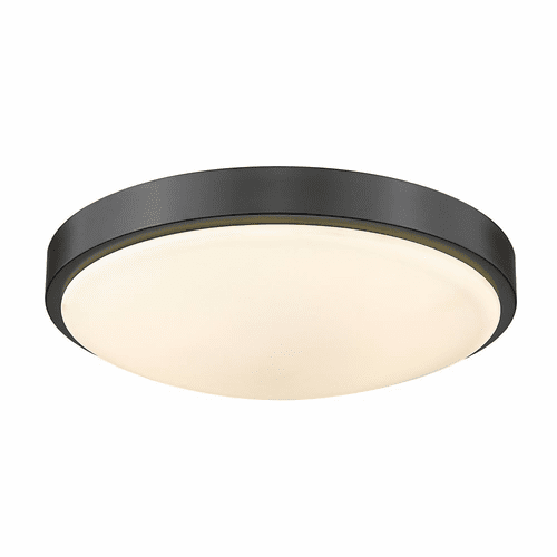 Golden Gabi 1-LT Flush Mount - Matte Black - 9128-FM13 BLK-OP