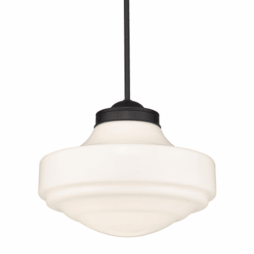 Golden Ingalls 1-LT Large Pendant - Matte Black - 0508-L BLK-VMG