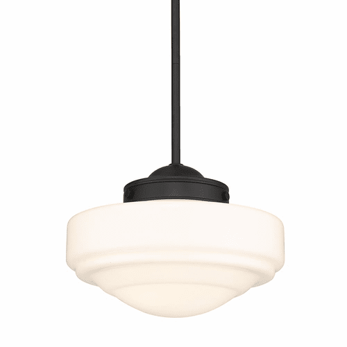 Golden Ingalls 1-LT Medium Pendant - Matte Black - 0508-M BLK-VMG