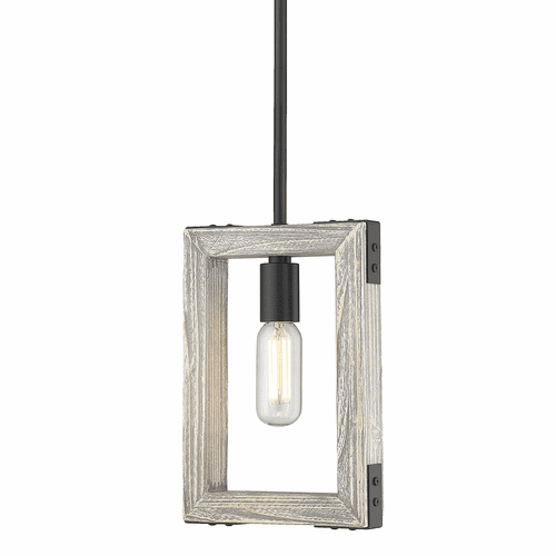 Golden Lowell Mini Pendant - Matte Black - 7808-M1L BLK