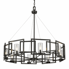 Golden Marco 8-LT Chandelier - Matte Black - 6068-8 BLK