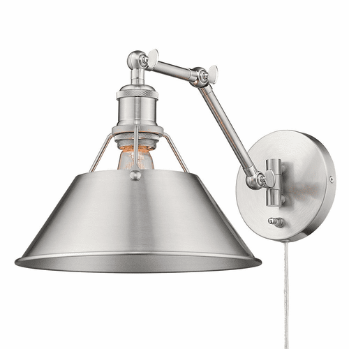 Golden Orwell 1-LT Articulating Wall Sconce - Pewter - 3306-A1W PW-PW