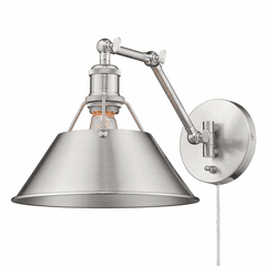 Golden Orwell 1-LT Articulating Wall Sconce - Pewter - 3306-A1W PW-PW
