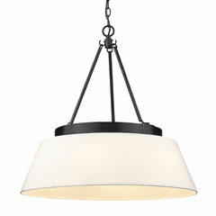 Golden Penn 6-LT Chandelier - Matte Black - 3189-6 BLK-MWS