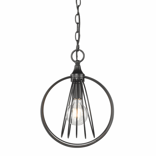 Golden Quinn Mini Pendant - Black - 7035-M1L BLK