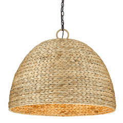 Golden Rue 8-LT Pendant - Matte Black - 1081-8P BLK-WSG