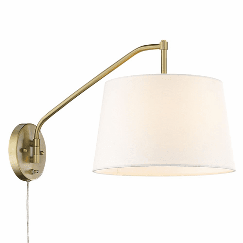 Golden Ryleigh 1-LT Articulating Wall Sconce - Champagne Bronze - 3694-A1W BCB-MWS