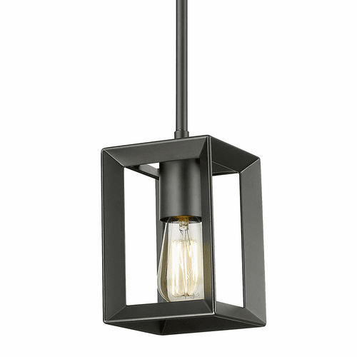 Golden Smyth 1-LT Mini Pendant - Matte Black - 2073-M1L BLK