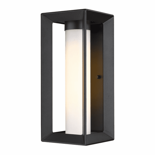 Golden Smyth 1-LT Outdoor Wall Sconce - Natural Black (UV Coated) - 2073-OWM NB-OP