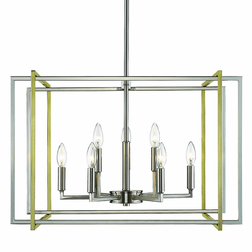 Golden Tribeca 9-LT Chandelier - Pewter - 6070-9 PW-AB