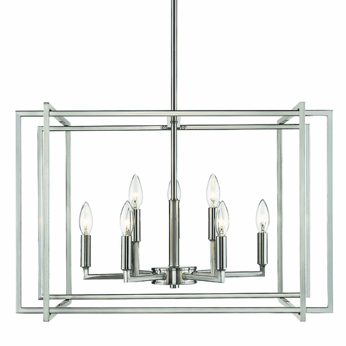 Golden Tribeca 9-LT Chandelier - Pewter - 6070-9 PW-PW