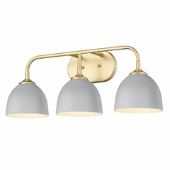 Golden Zoey 3-LT Bath Vanity - Olympic Gold - 6956-BA3 OG-MGY