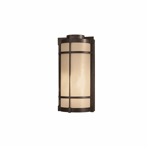 Great Outdoors Andrita Court 1-LT Outdoor Wall Mount - French Bronze - 72020-A179
