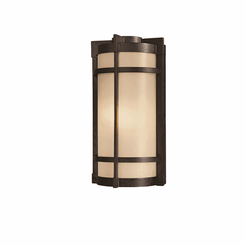 Great Outdoors Andrita Court 1-LT Outdoor Wall Mount - French Bronze - 72021-A179