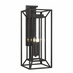Great Outdoors Harbor View 1 Light Wall Mount - Coal - 71269-66-C