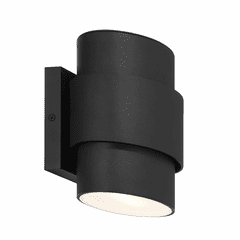 Great Outdoors Ladner Lane 8W Outdoor Wall Mount - Coal - 8831-66-L