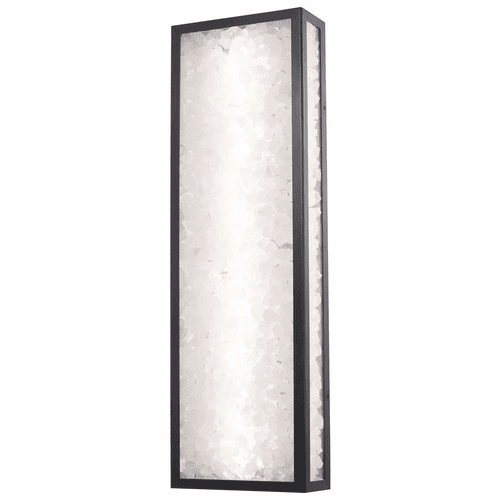 Great Outdoors Salt Creek 33W LED Outdoor Wall Sconce - Coal  - 8173-66A-L