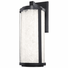 Great Outdoors Salt Creek 33W LED Outdoor Wall Sconce - Coal  - 8183-66A-L