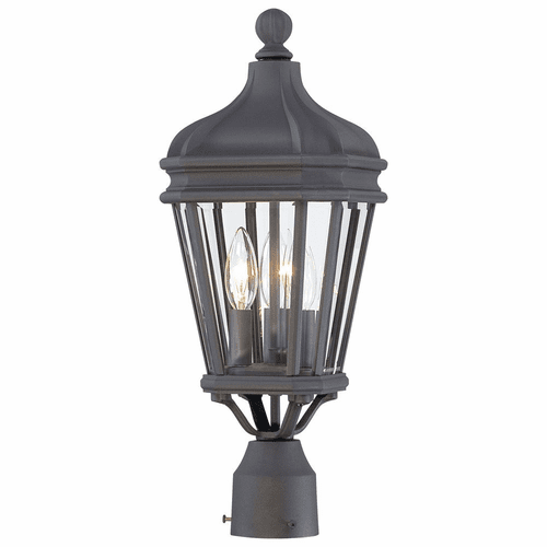 Harrison 3-LT Post Mount - Black - 8695-66