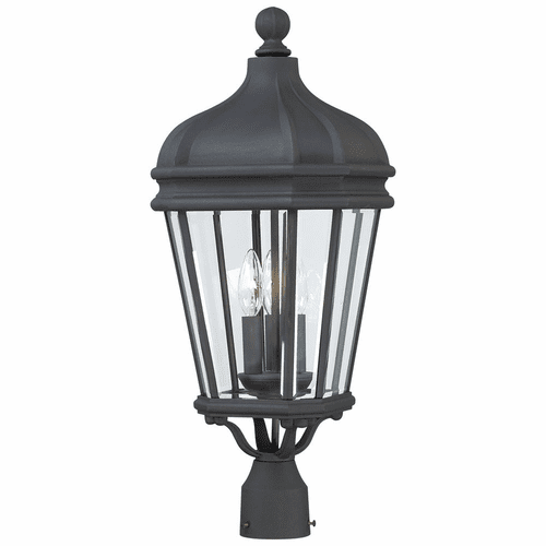 Harrison 3-LT Post Mount - Black - 8696-66