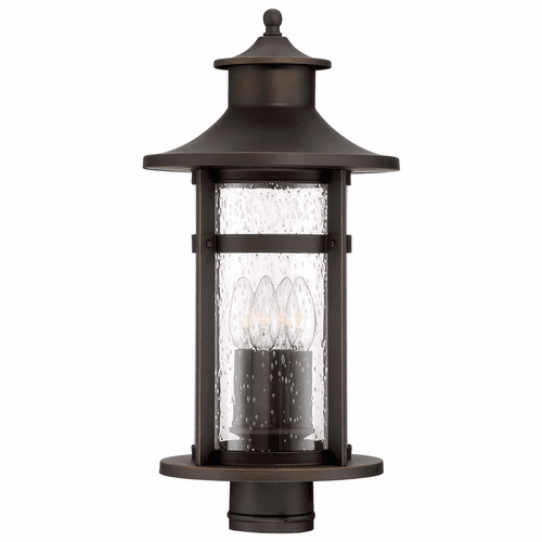 Highland Ridge 3-LT Outdoor Post Light - Oil Rubbed Bronze - 72556-143C