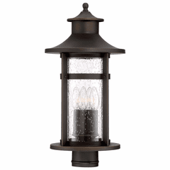 Highland Ridge 3-LT Outdoor Post Light - Oil Rubbed Bronze - 72556-143C