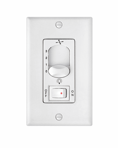 Hinkley 3-Speed Wall Control - White - 980009FWH