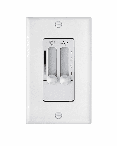 Hinkley 4-Speed Wall Control - White - 980008FWH