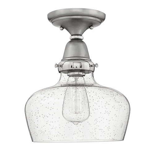 Hinkley Academy Foyer Flush Mount - English Nickel - 67012EN