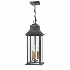 Hinkley Adair Outdoor Hanging Light - Aged Zinc - 2932DZ