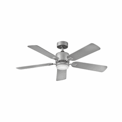 Hinkley Afton 52" LED Ceiling Fan - Satin Steel - 903552FSS-LIA