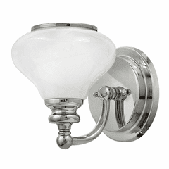 Hinkley Ainsley Bathroom Wall Sconce - Polished Nickel - 56550PN