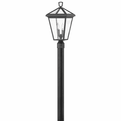 Hinkley Alford Place Outdoor Post Mount - Museum Black - 2561MB-LV