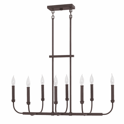 Hinkley Alister Linear Chandelier - Buckeye Bronze - 3074KZ