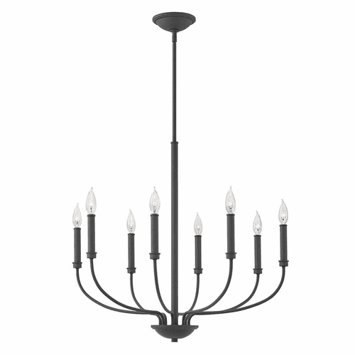 Hinkley Alister Single Tier Chandelier - Buckeye Bronze - 3076KZ